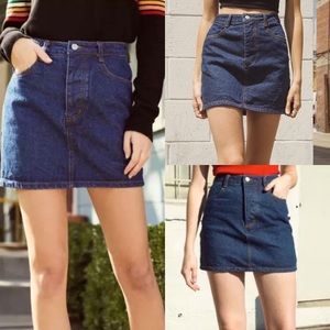 Brandy Melville J Galt Dark Denim Skirt